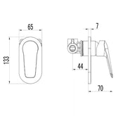 Ikon Sulu Shower Bath Mixer